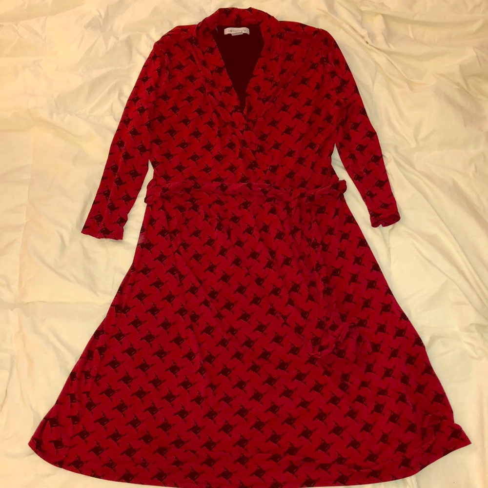 Size L, Liz Claiborne faux wrap dress